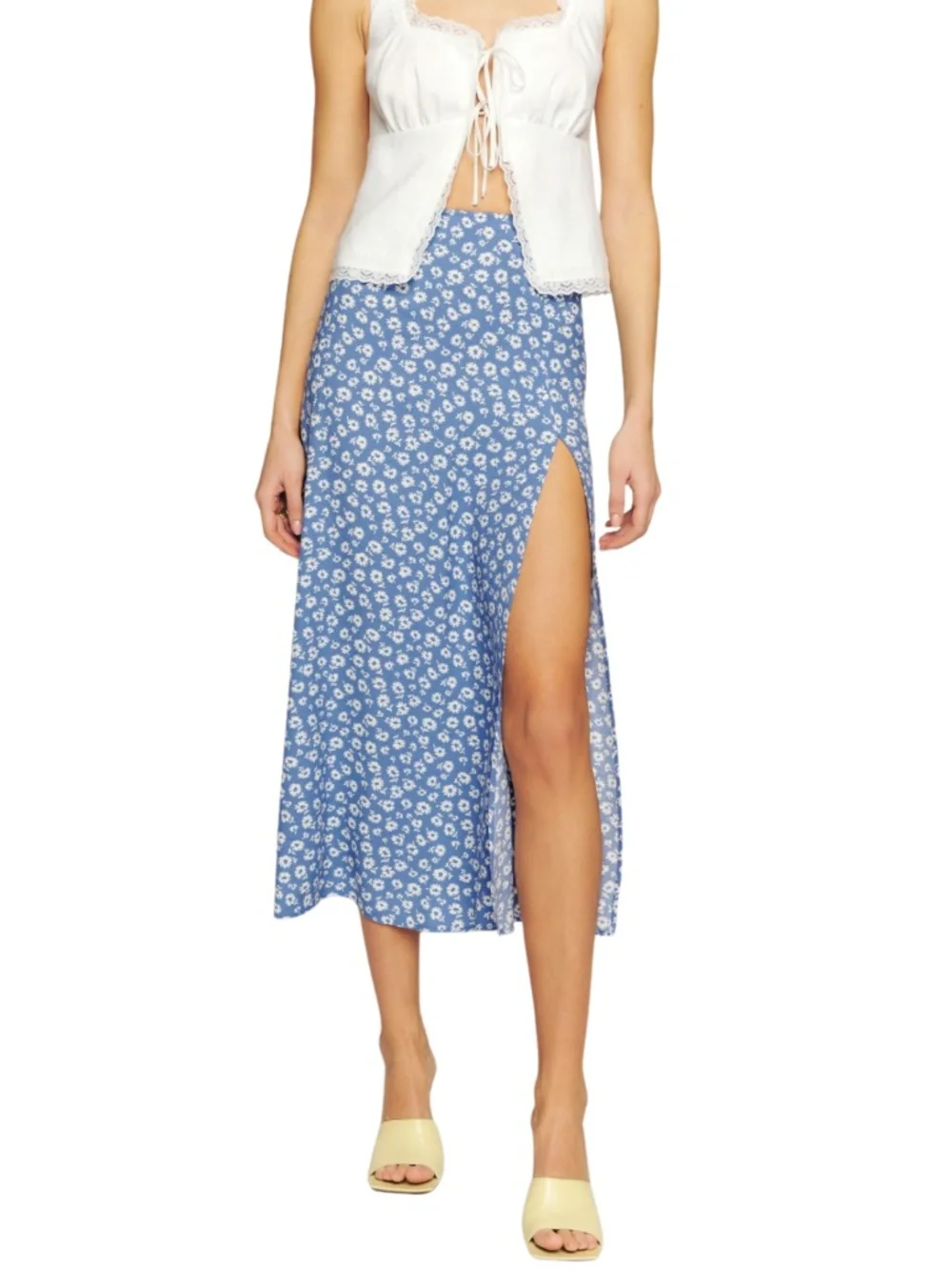 NEW Reformation Zoe Skirt Romi 10